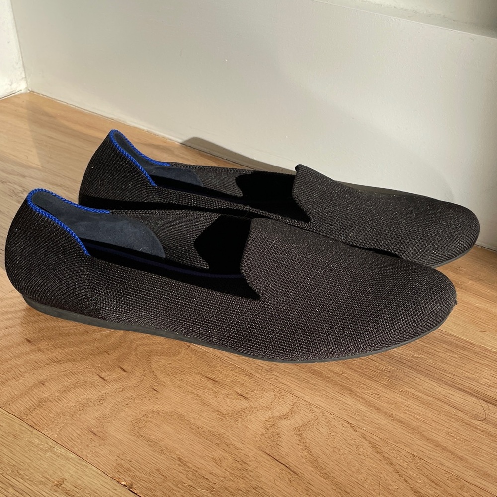 Women’s 10.5 Rothy’s Black Slip-On Shoes